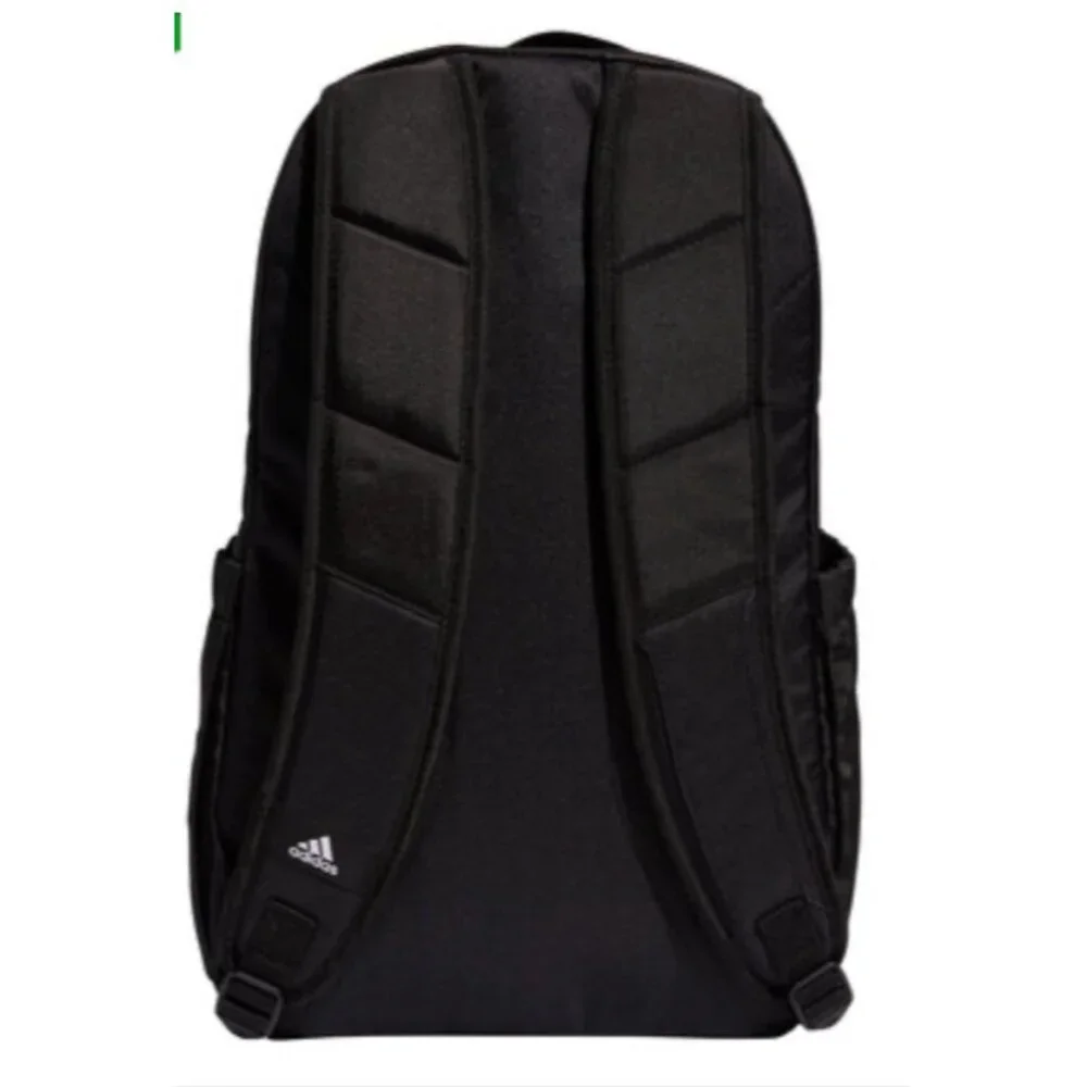 Adidas Defender Black Backpack 4 Ouside Zipper Pockets Water Bottle Pocket